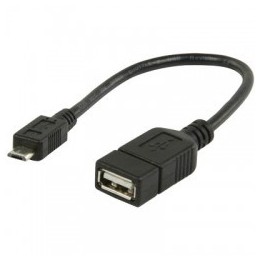 Καλώδιο OTG - USB 2.0 θηλ - USB micro B VLMP 60515B0.20