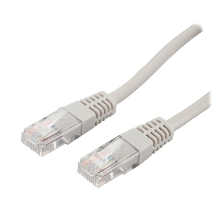 ΚΑΛΩΔΙΟ ΔΙΚΤΥΟΥ UTP Cat5e 30 Mέτρα χρώμα γκρί