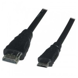 Καλώδιο HDMI αρσ. σε HDMI mini αρσ 1,5 μέτρο μαύρο 