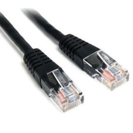 Καλώδιο δικτύου UTP VCOM Cat5e 1 μέτρο Μαύρο χρώμα