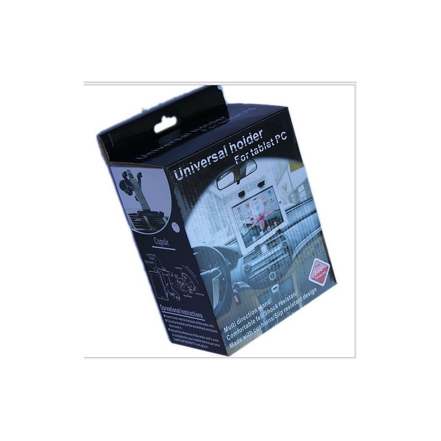 Universal Holder For tablet-PC  7-14' Βάση στήριξης tablet για το τζάμι του αυτοκινήτου. Για όλα τα tablet από 7 έως 14'