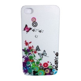 Back cover for Iphone 4 DeTech super slim 0.5mm pictures Θήκη κινητού με σχέδιο για το Iphone 4G