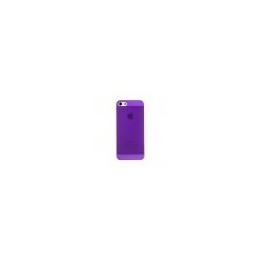 Back cover for Iphone 5C DeTech super slim 0.35mm half transparent θήκη κινητού μόβ για το Iphone 5C