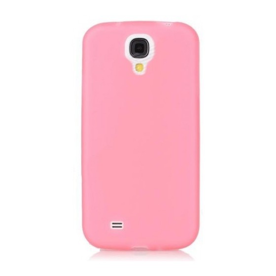 BBack cover for SAMSUNG S4 mini i9190 DeTech super slim 0.35mm half transparent θήκη κινητού πίσω όψη για S4 mini Ρόζ