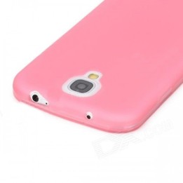 BBack cover for SAMSUNG S4 mini i9190 DeTech super slim 0.35mm half transparent θήκη κινητού πίσω όψη για S4 mini Ρόζ