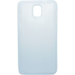 Back cover for SAMSUNG Note 3 DeTech super slim 0.35mm semi transparent θήκη κινητού πίσω όψη για Note 3  Λευκή 