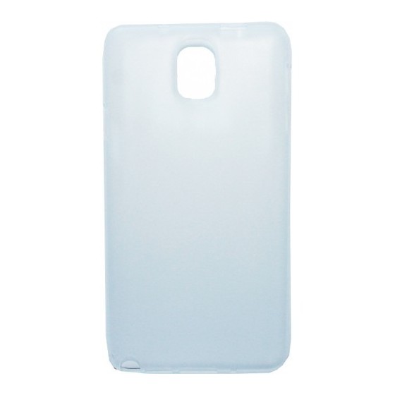 Back cover for SAMSUNG Note 3 DeTech super slim 0.35mm semi transparent θήκη κινητού πίσω όψη για Note 3  Λευκή 