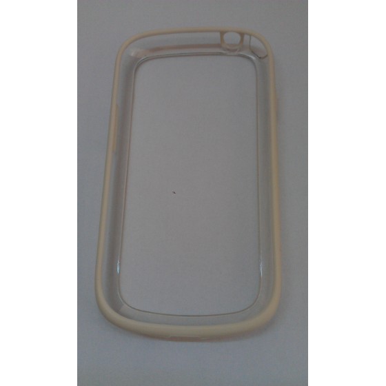 SIDE PROTECTOR ΓΙΑ SAMSUNG S III Mini i8910 θήκη κινητού πλαινή όψη για το siii mini σε χρώμα διάφανο-Λευκό