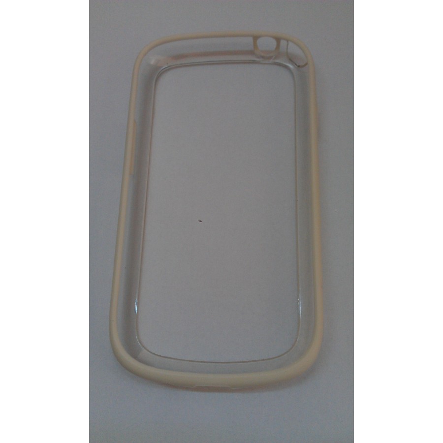 SIDE PROTECTOR ΓΙΑ SAMSUNG S III Mini i8910 θήκη κινητού πλαινή όψη για το siii mini σε χρώμα διάφανο-Λευκό