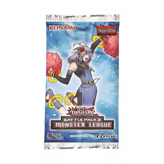 YGO: BATTLE PACK 3- MONSTER LEAGUE BOOSTER - Φακελάκι