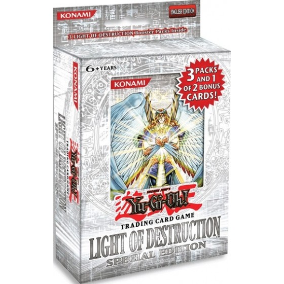 Light of Destruction Special Edition 1 Ultra Rare κάρτα  και τρία boosters Ligth of Destruction