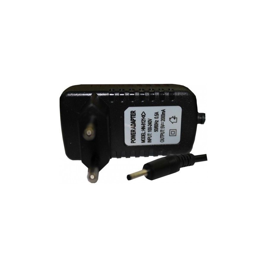 Φορτιστής για tablet και smartphones 5V 2.0A  Φορτίστε τη συσκευή σας με βύσμα 2.5 χιλιοστών.