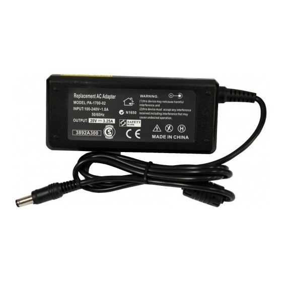 Adapter 20V 3.25A for LENOVO 5.5mm2.5 Τροφοδοτικό για Laptop  Lenovo