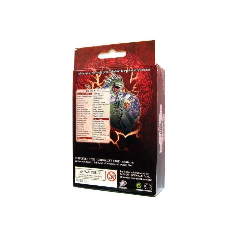 Yu-Gi-Oh Dinosaurs Rage Structure Deck-Τράπουλα