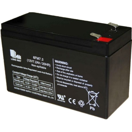 Μπαταρία Μολύβδου 12v 7.2AH