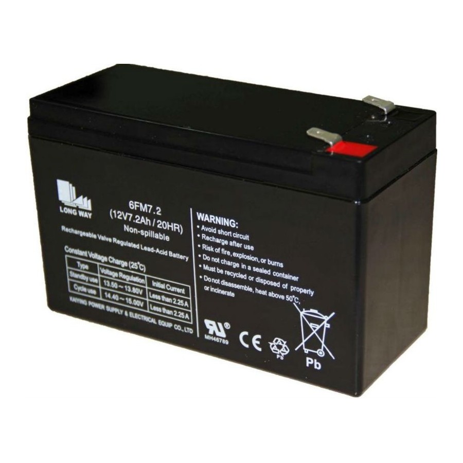 Μπαταρία Μολύβδου 12v 7.2AH