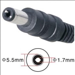 Adapter 19V 3.42A for ACER 5.5mm 1.7 Τροφοδοτικό για laptop ACER