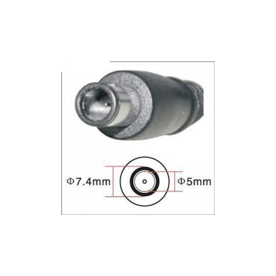 Τροφοδοτικό Adapter DeTech for HP 90W 18.5V/4.9A ￠7.4*￠5.0 with pin inside