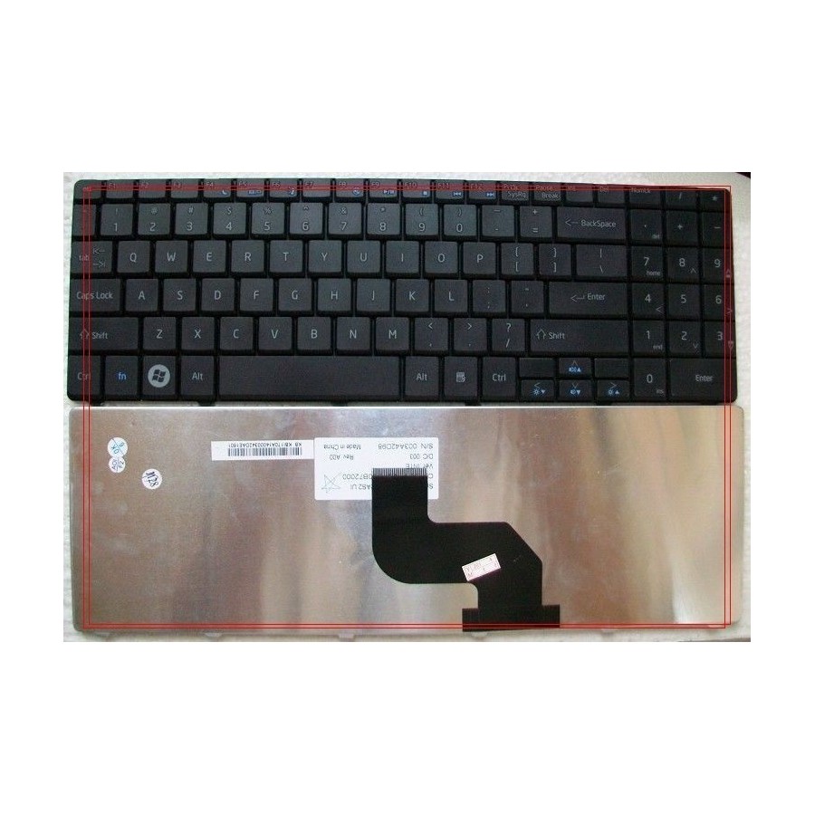 Acer eMachines E430 E637 E527 E525 E625 E627 E628 E630 E725 E727 Πληκτρολόγιο US Μάυρο