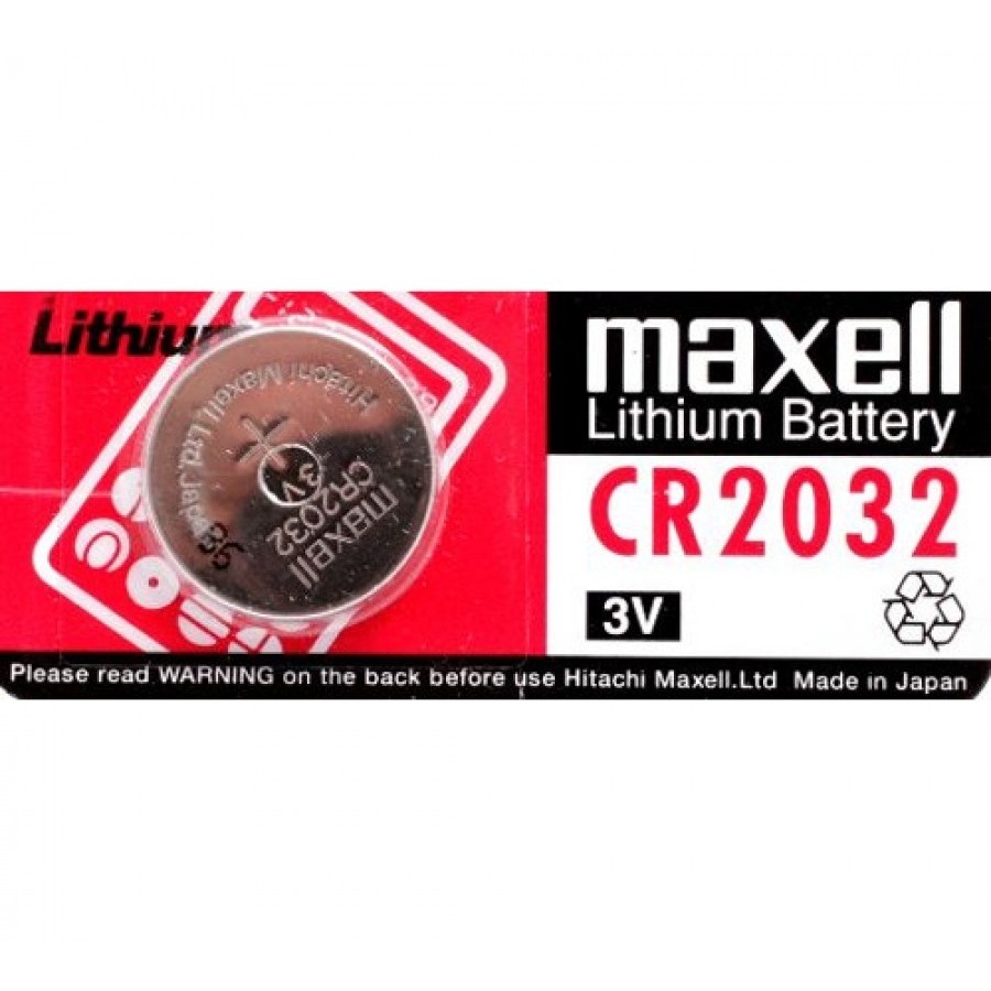 MAXELL μπαταρία κουμπί 3v, CR-2032 - 5ΤΕΜ