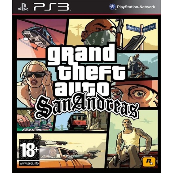 Grand Theft Auto San Andreas PS3 GAMES