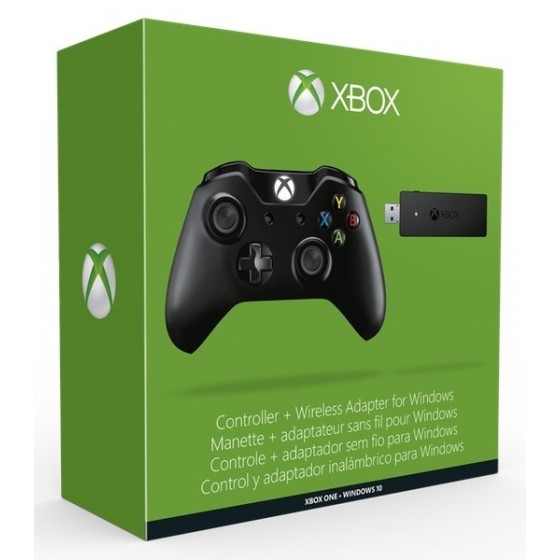 Microsoft XBOX One Wireless Controller + Wireless Adapter for Windows