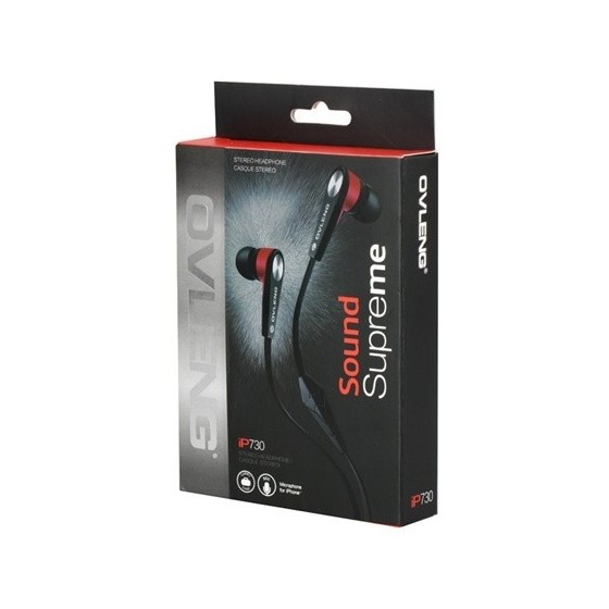 Ovleng Ακουστικά IP730 με Μικρόφωνο Ovleng IP730 for smartphone with a microphone, Audio, Black 