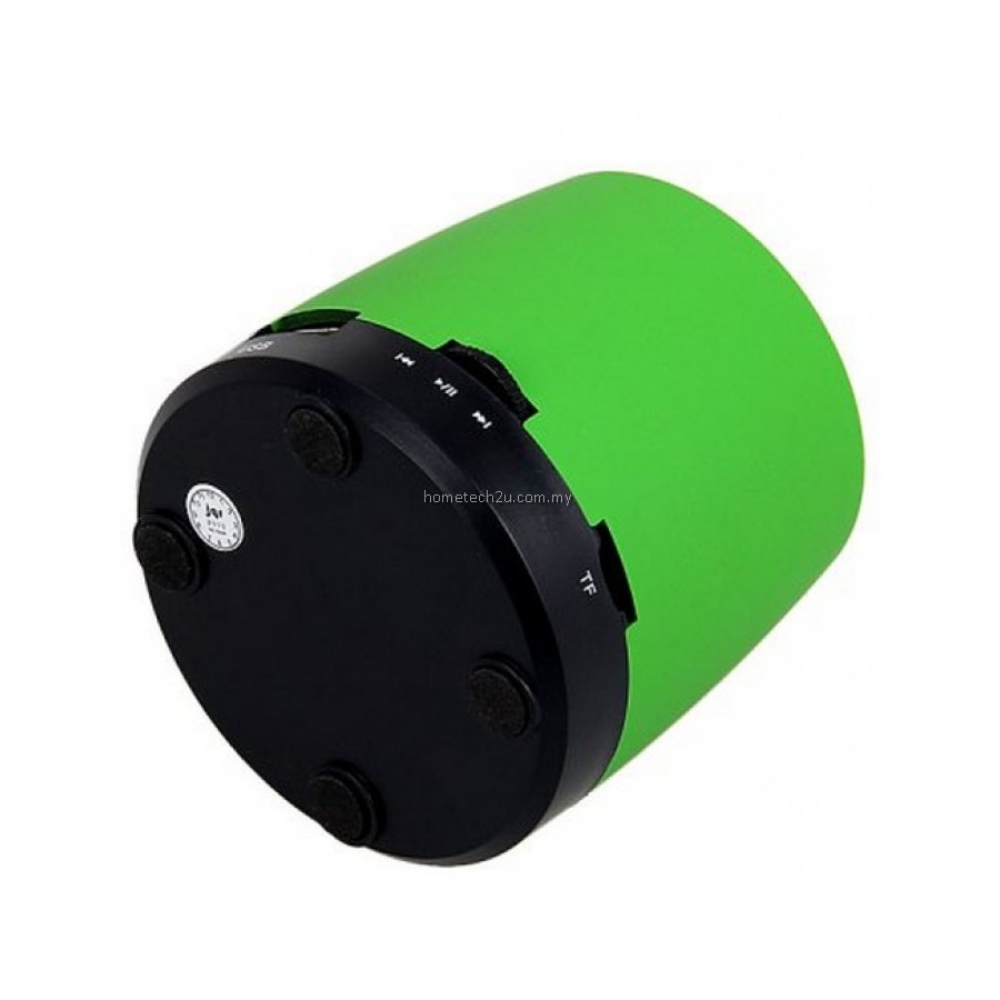 Ένα πανίσχυρο  mini φορητό ηχείο QC-78  με ενσωματωμένο ραδιόφωνο χρώμα Λαχανί