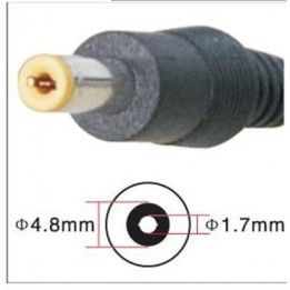 Φορτιστής laptop DeTech for HP 90W 18.5V/4.9A ￠4.8*￠1.7 Bullet