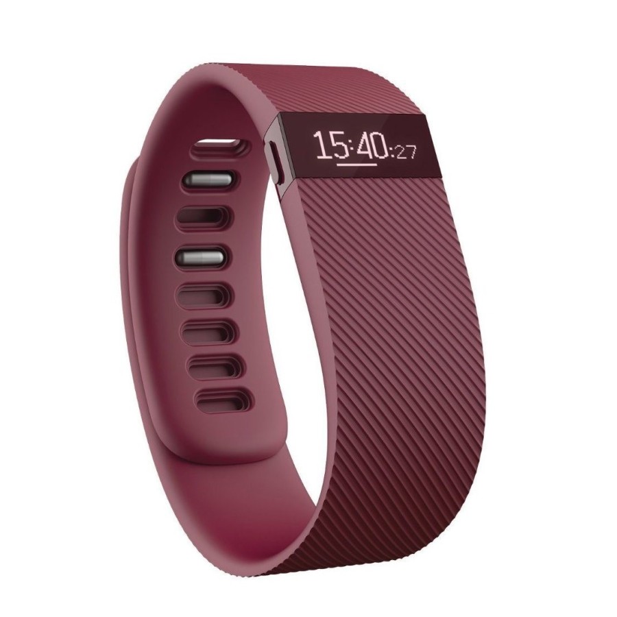 Fitbit Charge Fitness Tracker Armband Small Burgundrot για περίμετρο καρπού 14-17 εκατοστά