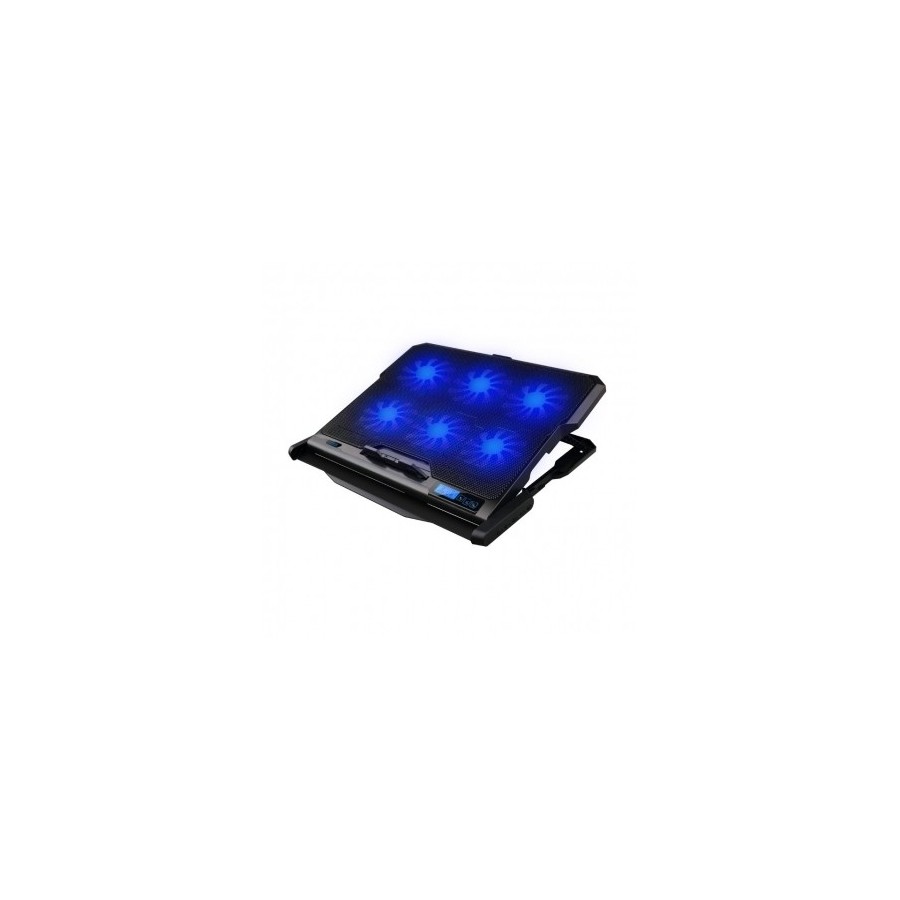 OMEGA LAPTOP COOLER PAD COOLWAVE 6X FAN BLACK