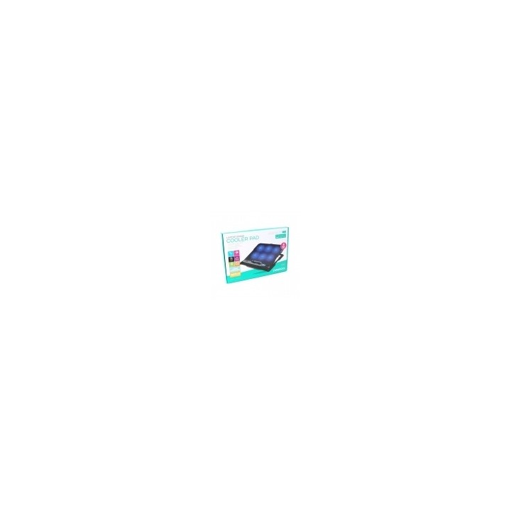OMEGA LAPTOP COOLER PAD COOLWAVE 6X FAN BLACK