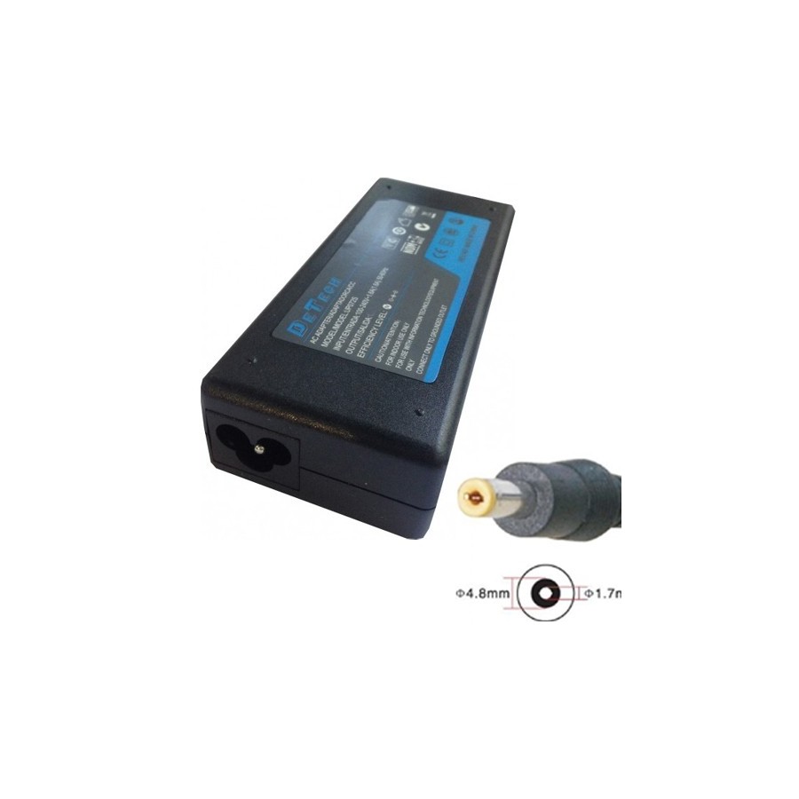 Τροφοδοτικό Adapter DeTech for HP 90W 19V 4.74A 4.8* 1.7