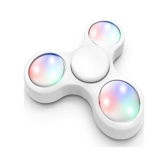 2nd Gen Fidget Spinner with LED Lights Toy Stress Reducer – Μαύρο 3 σκάλες φωτισμού led