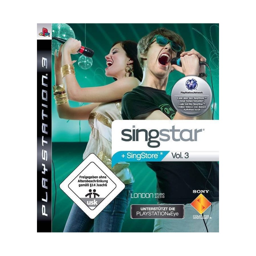 SingStar Vol. 3 PS3 GAMES Used-Μεταχειρισμένο