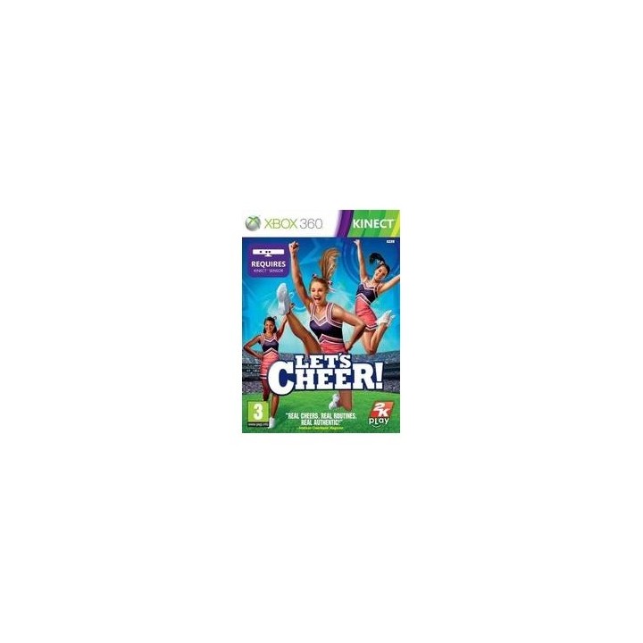LET'S CHEER KINECT XBOX 360