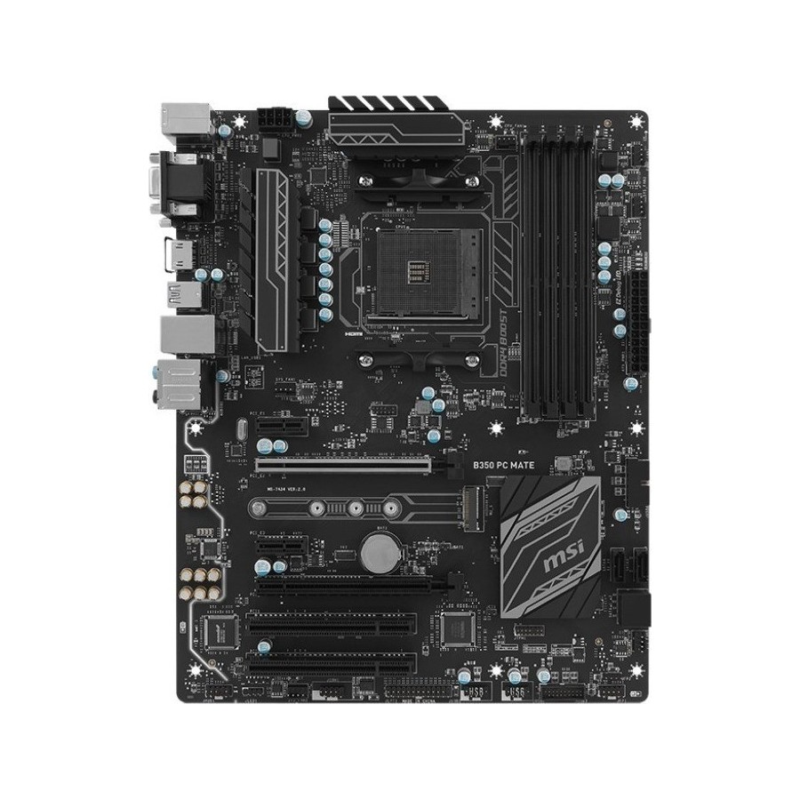 MSI B350 PC Mate Socket AM4