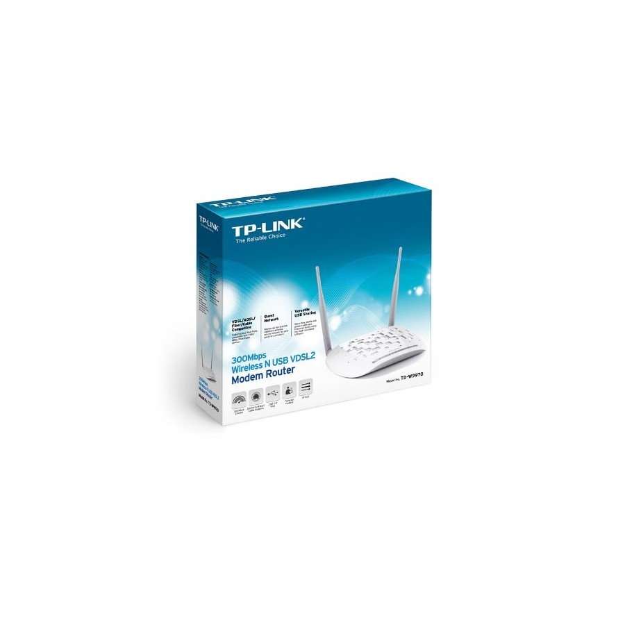 TP-LINK TD-W9970 300Mbps wireless N USB VDSL2 Modem Pouter