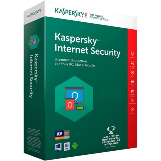 KASPERSKY Internet Security multi-device Retail Box για 3 PC Ελληνικό