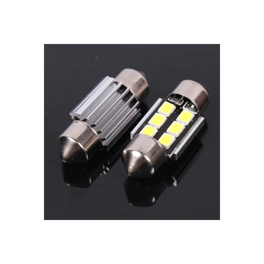 2 τεμάχια, 31mm LED Festoon (C5W) Φώτα πινακίδας/ πλαφονιέρας CANBUS