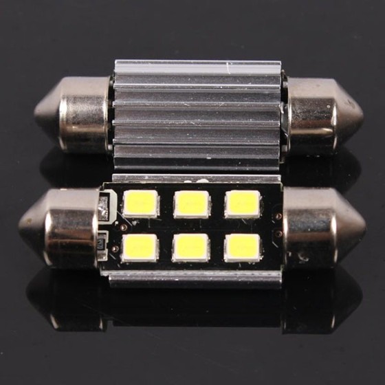 2 τεμάχια, 36mm LED Festoon (C5W) Φώτα πινακίδας/ πλαφονιέρας CANBUS