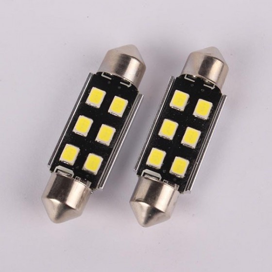 2 τεμάχια, 39mm LED Festoon (C5W) Φώτα πινακίδας/ πλαφονιέρας CANBUS