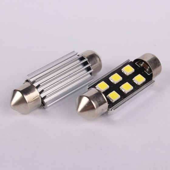 2 τεμάχια, 39mm LED Festoon (C5W) Φώτα πινακίδας/ πλαφονιέρας CANBUS