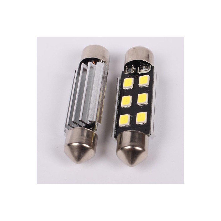 2 τεμάχια, 41mm LED Festoon (C10W) Φώτα πινακίδας/ πλαφονιέρας CANBUS