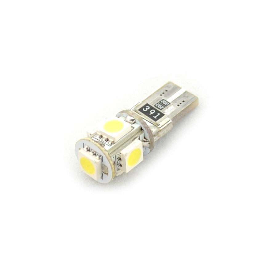 2 τεμάχια, Τ10 LED (W5W) Φώτα θέσης CANBUS SMD5050