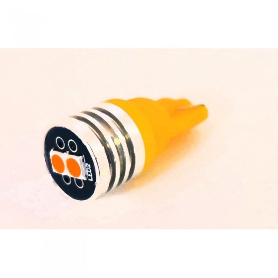 2 τεμάχια, Τ10 LED (WY5W) Φώτα φλας CANBUS SMD3030 ΚΙΤΡΙΝΟ