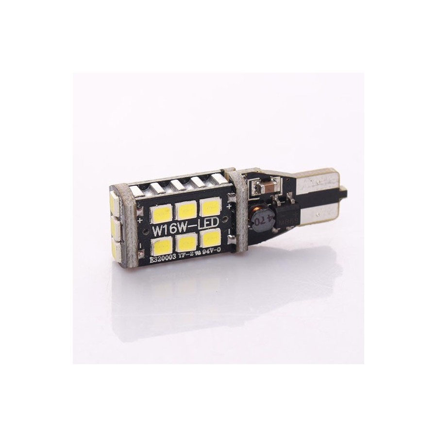 2 τεμάχια, Τ15 LED (W16W) φώτα όπισθεν / φρένων CANBUS SMD 2835