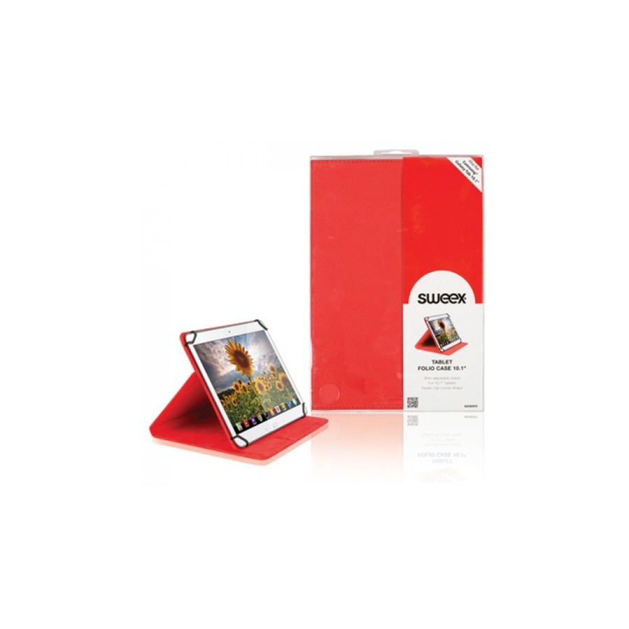 SWEEX SA 362V2 Universal Tablet 10.1 Red θήκη για Tablet χρώμα Κόκκινο
