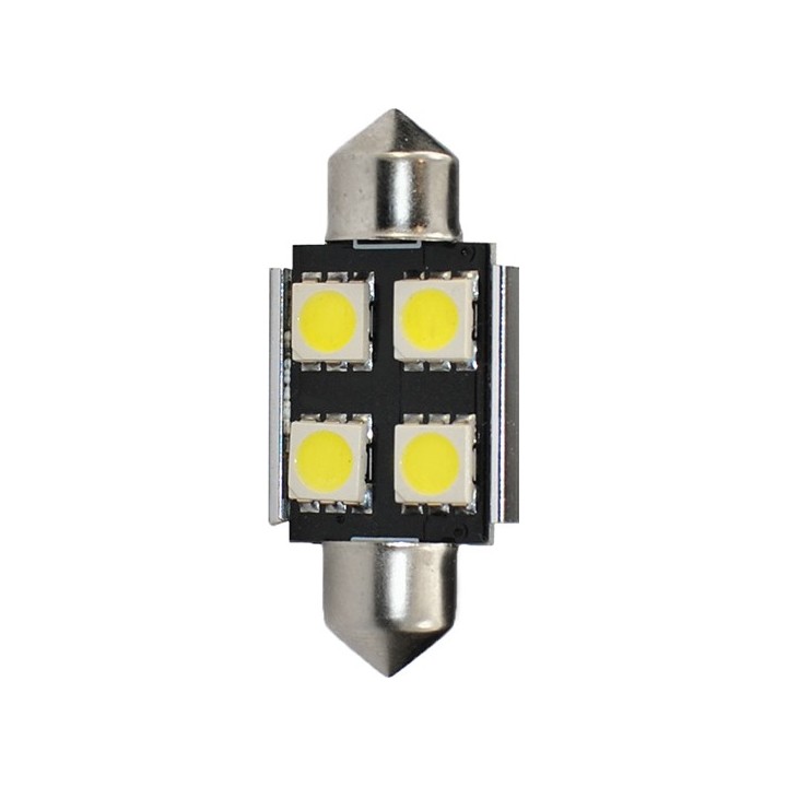 Λάμπες Πλαφονιέρας 36mm LED FESTOON 5050 12V CANBUS ΣΕΤ 2 TEM