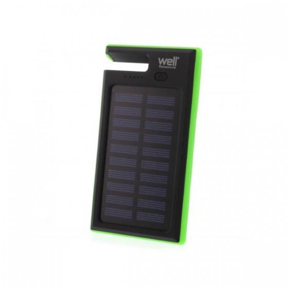 Φορητός Ηλιακός Φορτιστής & Power Bank 4000mA Solar micro USB καλώδιο WELL
